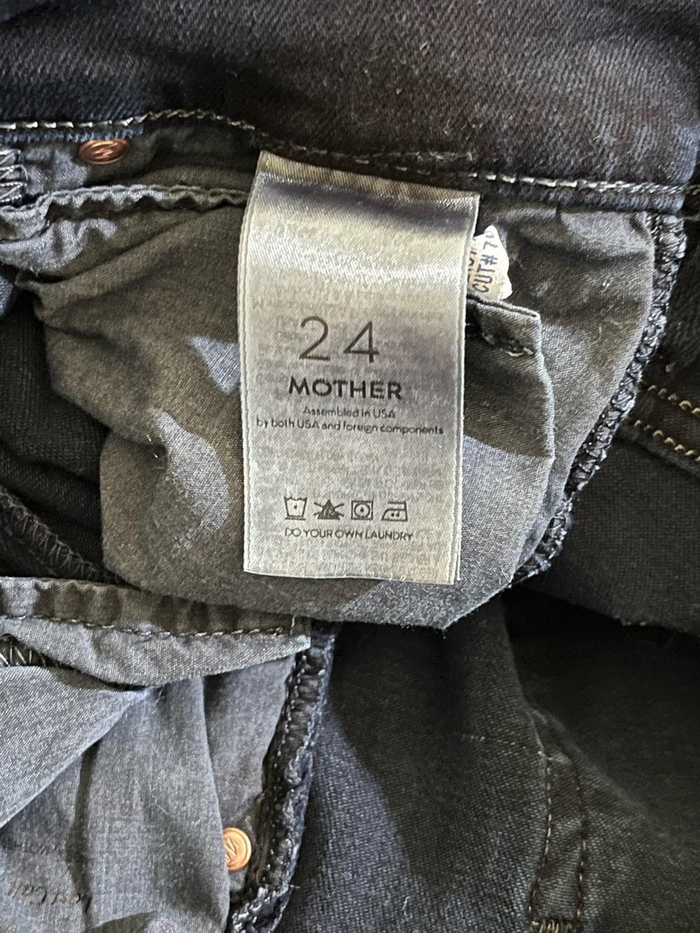 MY26 Mother The Stunner Zip Two Step Fray Jeans Last Call - Picture 7 of 8